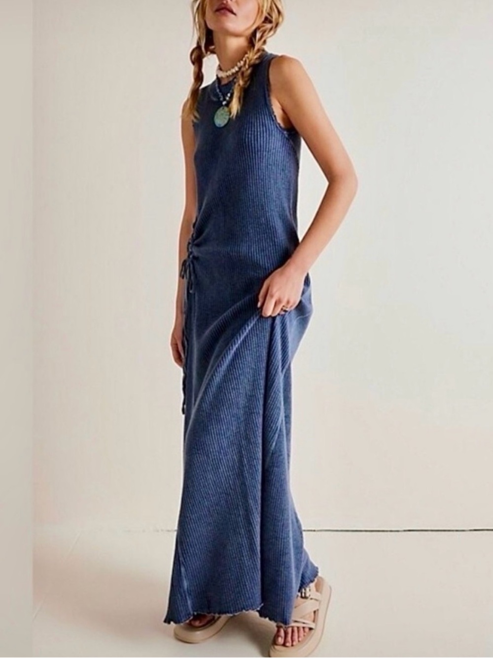 Free People One Natasha Thermal Sleeveless Dress